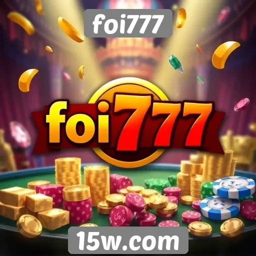 Variedade de jogos disponíveis no foi777
